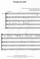 Eyes of a Child, The SATB (Real Group)