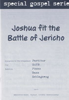 Joshua fit the Battle of Jericho SATB