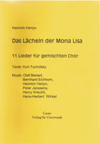 H. Herlyn: Das Lächeln der Mona Lisa SATB  11 Tucholsky Lieder