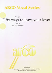 Fifty 50 Ways to leave your lover arr.Ko Duijvestijn SATB