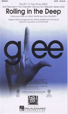 Rolling in the deep Glee Version SATB