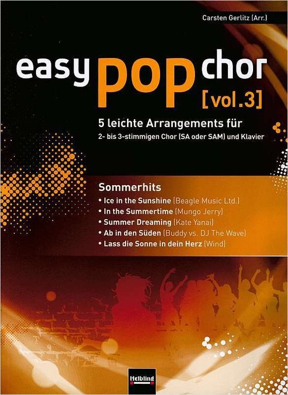 Easy Popchor 3 Sommerhits C. Gerlitz SA(M)